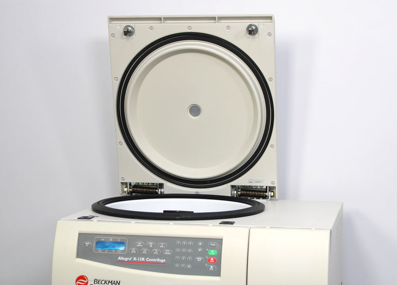 Beckman Coulter Allegra X-12R Refrigerated Benchtop Centrifuge Lid Open