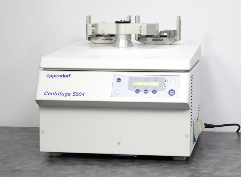 Eppendorf 5804 Benchtop Centrifuge with A-2-DWP Microplate Rotor and Carriers