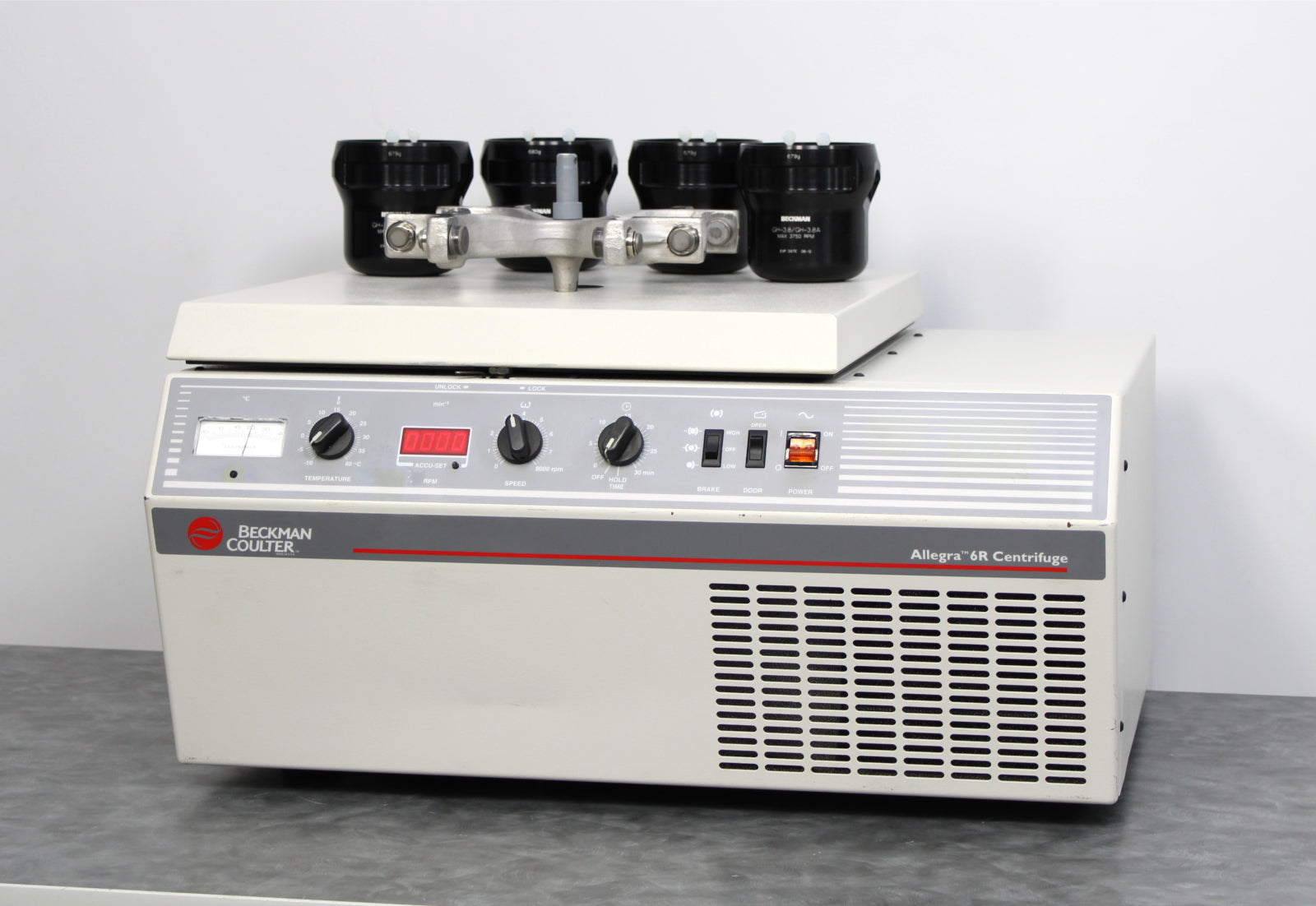 Beckman Coulter Allegra 6R Refrigerated Benchtop Centrifuge with GH 3.