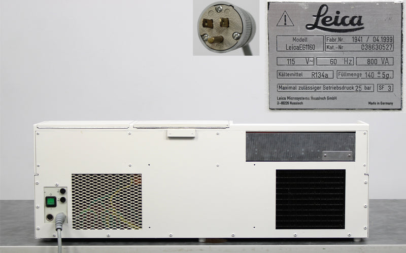 Leica EG1160 038630527 Tissue Embedding Center with Cold Plate