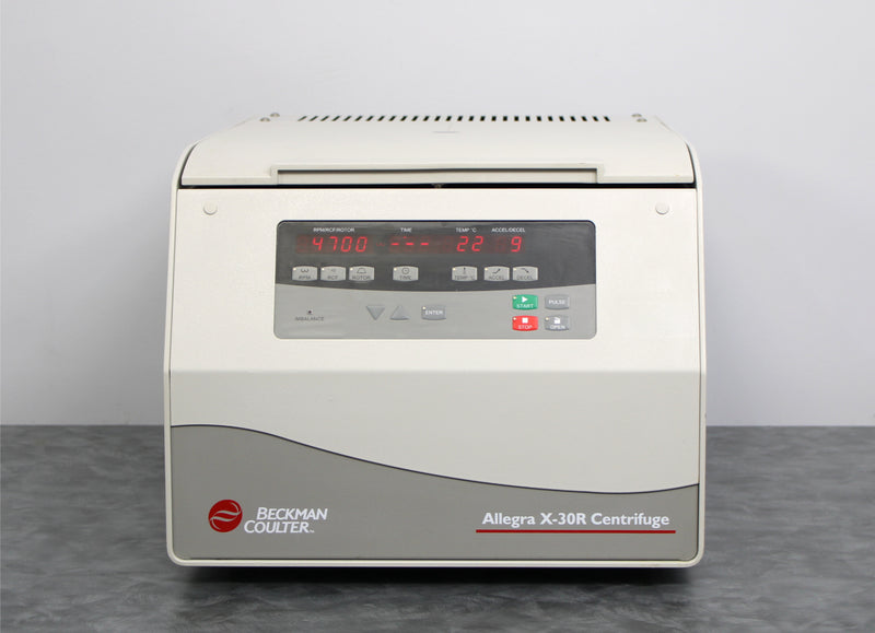 Beckman Coulter Allegra X-30R Refrigerated Benchtop Centrifuge with SX4400 Rotor