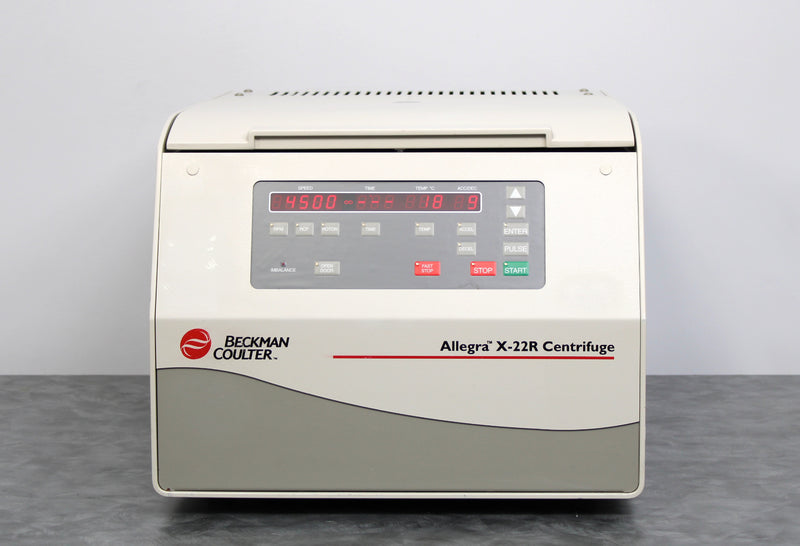 Beckman Coulter Allegra X-22R Refrigerated Benchtop Centrifuge and SX4250 Rotor