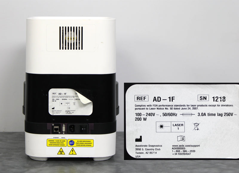 Accelerate Diagnostics AD-1F Pheno System Phenotypic Susceptibility 1218