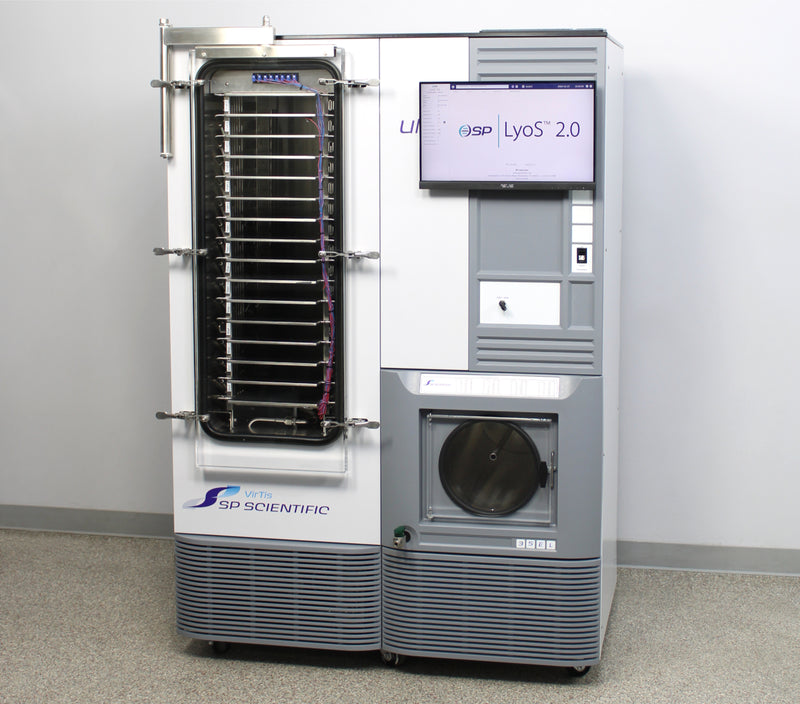 SP VirTis 35L Ultra EL-85°C Stoppering Freeze Dryer with PC & Lyos 2.0