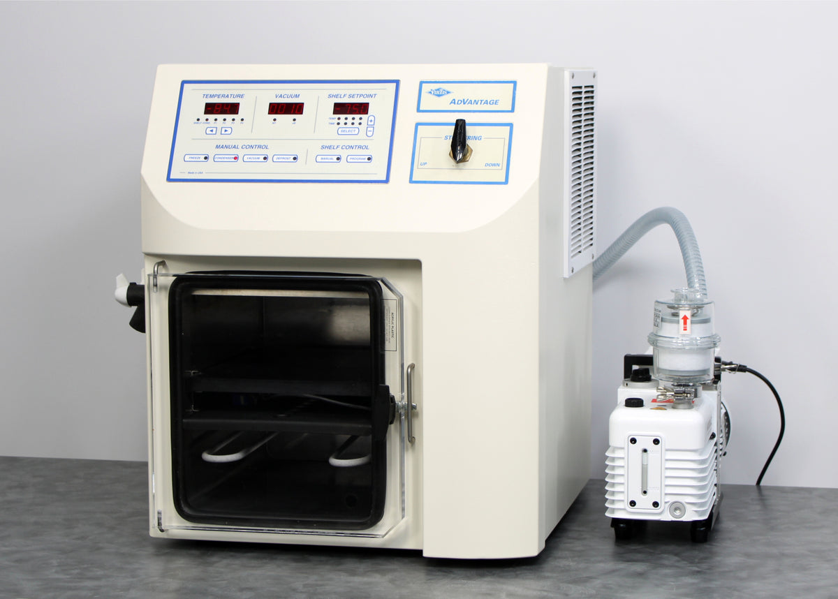 SP VirTis Advantage EL Benchtop Shelf Freeze Dryer Lyophilizer with Va