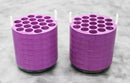 x2 Beckman Coulter 341939 Centrifuge Rotor Tube Adapters 19x12mL 7-Disc