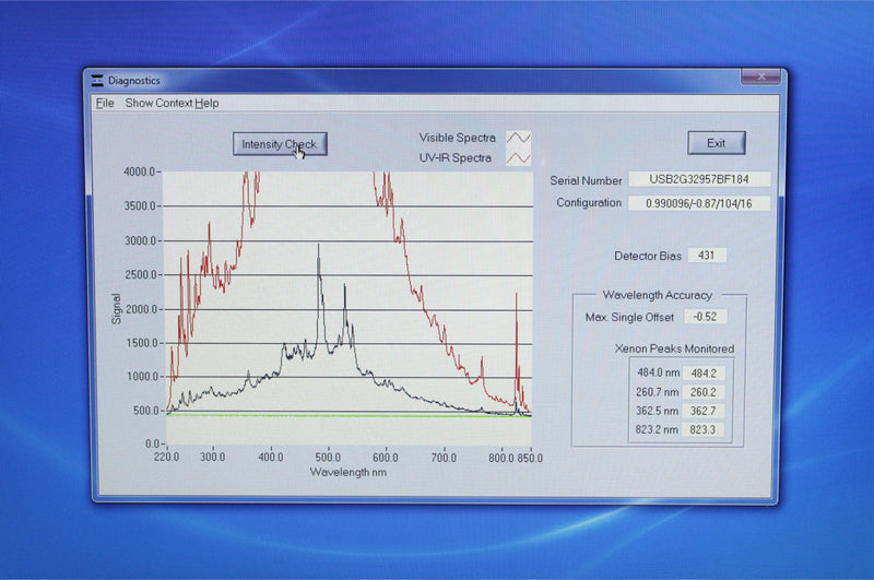 Thermo Scientific NanoDrop 1000 ND-1000 UV/Vis Spectrophotometer with Laptop & Software