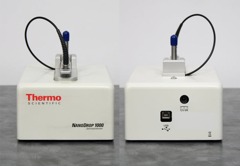 Thermo Scientific NanoDrop 1000 ND-1000 UV/Vis Spectrophotometer with Laptop & Software