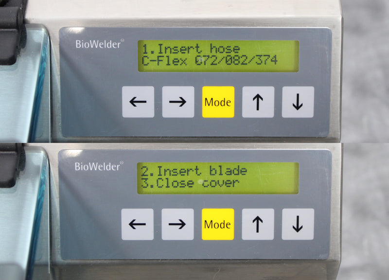 Sartorius Reed BioWelder Sterile Tube Fuser and SH1 15.9mm Tube Hose Holders
