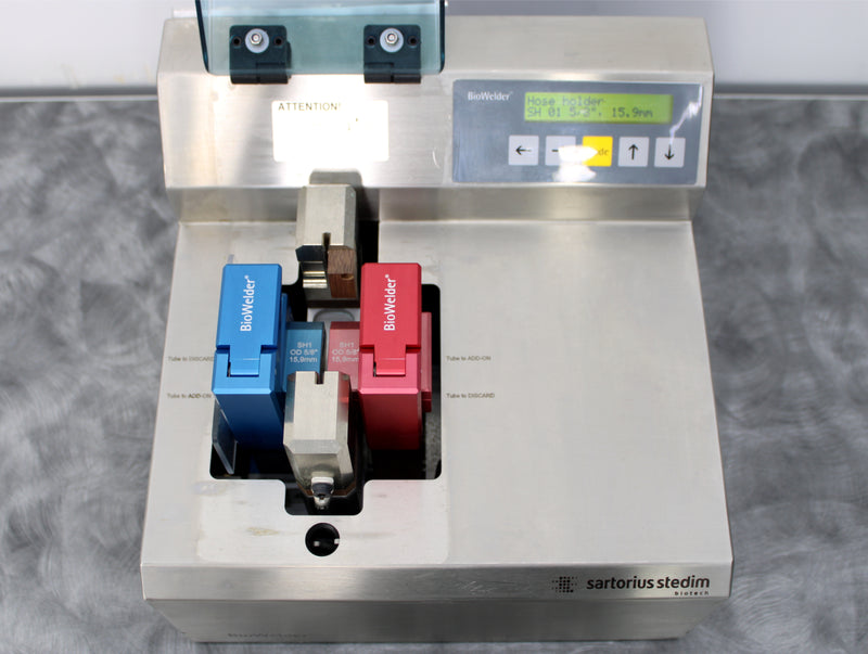 Sartorius Reed BioWelder Sterile Tube Fuser and SH1 15.9mm Tube Hose Holders