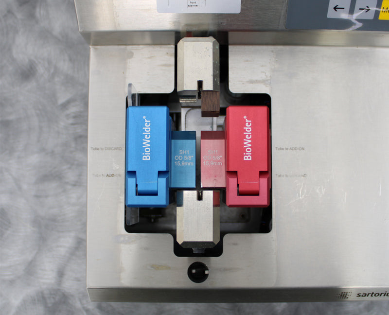 Sartorius Reed BioWelder Sterile Tube Fuser and SH1 15.9mm Tube Hose Holders
