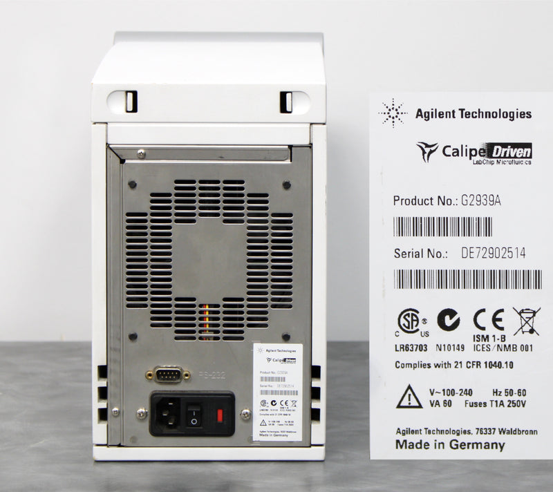 Agilent Technologies 2100 Bioanalyzer G2939A for Electrophoretic Assays