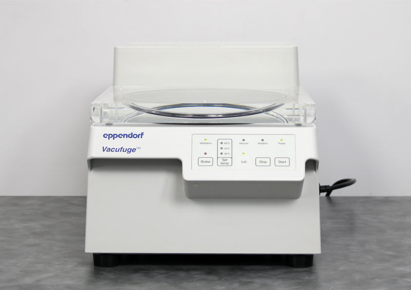 Eppendorf Vacufuge 5301 Concentrator Evaporator and Pump with F45-48-11 Rotor