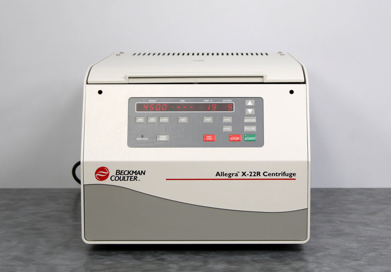 Beckman Coulter Allegra X-22R Refrigerated Benchtop Centrifuge and Rotor