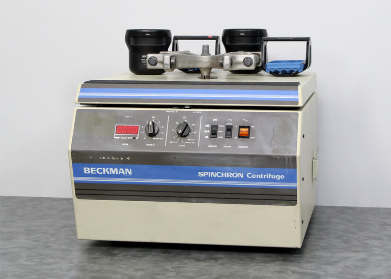 Beckman Spinchron Benchtop Centrifuge 358702 and GH-3.8 Swing Bucket Rotor