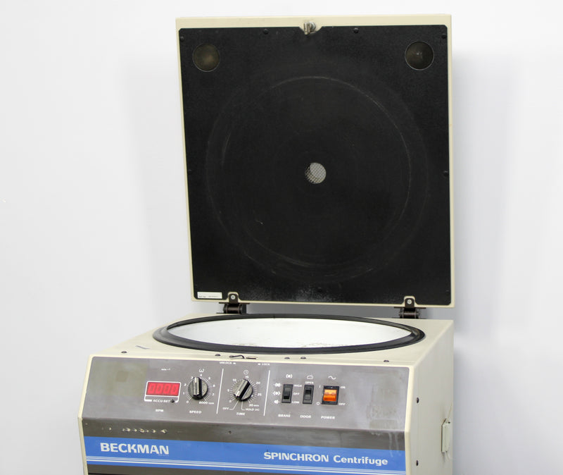 Beckman Spinchron Benchtop Centrifuge Lid Open