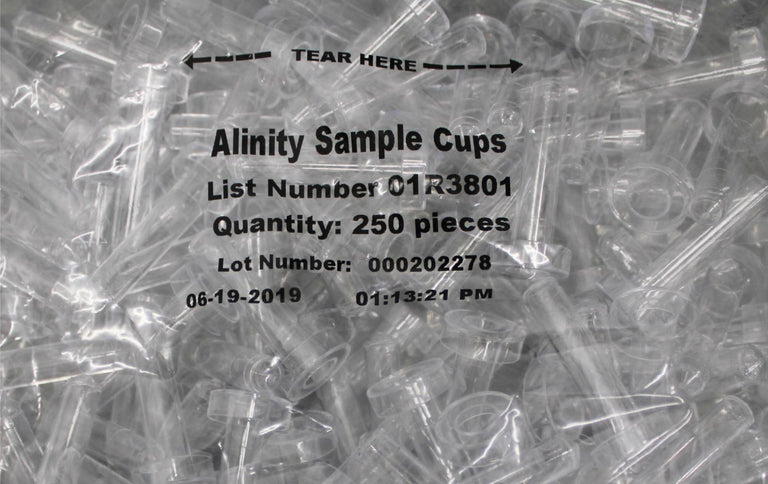 Alinity ci Series 1,000 Sample Cups 01R3801 F/Abbott Architect Series Analyzers