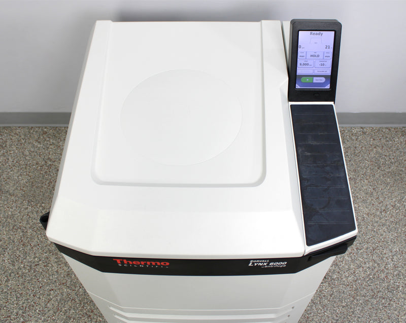 Thermo Sorvall Lynx 6000 Refrigerated Floor Centrifuge and F9-6x1000 LEX Rotor