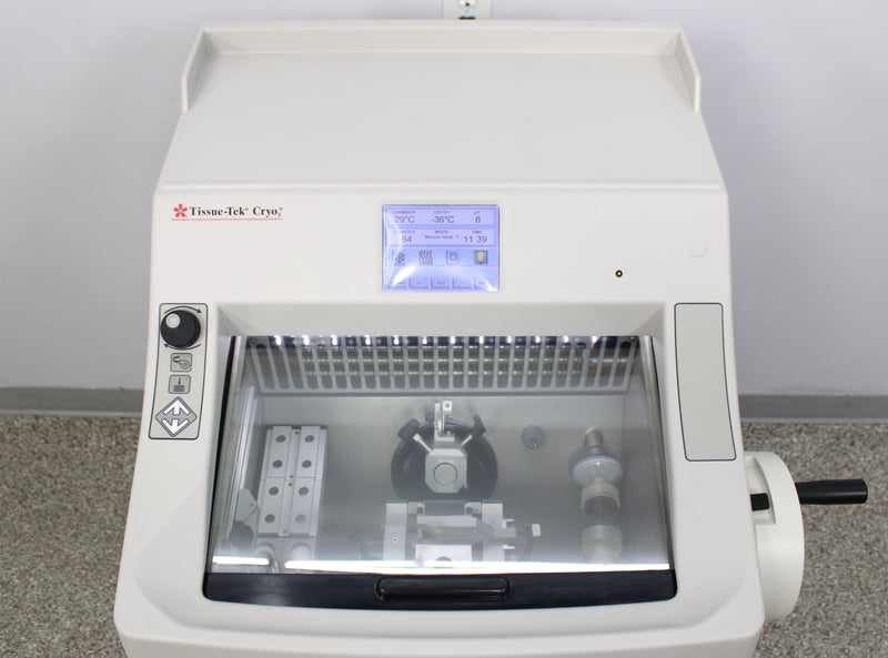 Sakura Tissue-Tek Cryo3 Plus D115 Cryostat Microtome 5851 and Knife Holder