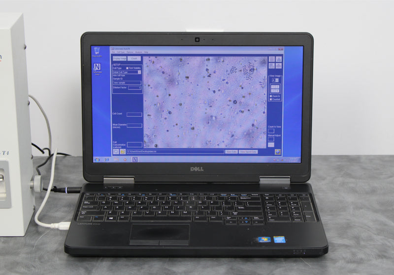 Nexcelom Bioscience Cellometer Auto T4 Plus Automated Cell Counter and Laptop