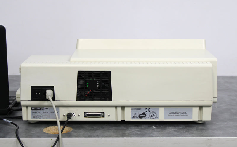 Molecular Devices SpectraMax 190 Microplate Reader Absorbance Spectrophotometer Back Panel