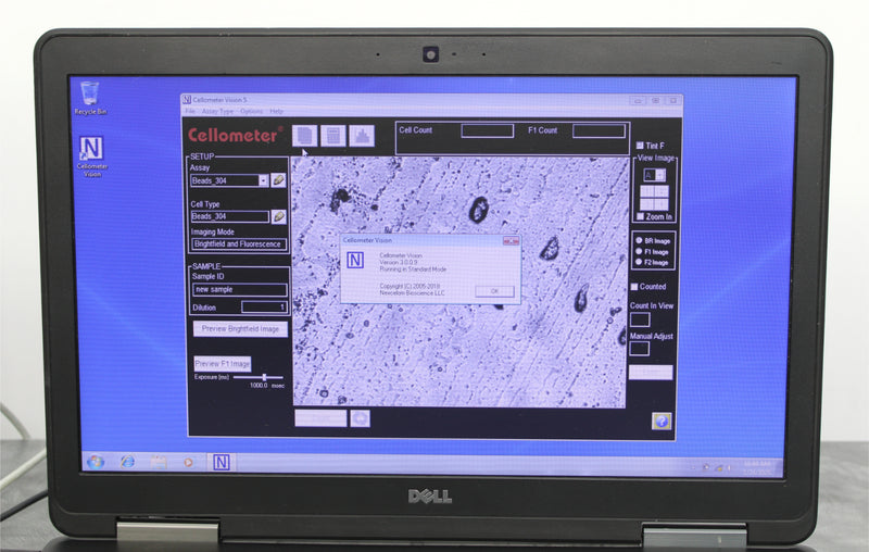 Dell Laptop with Cellometer Vision v3.0.0.9 Software Installed