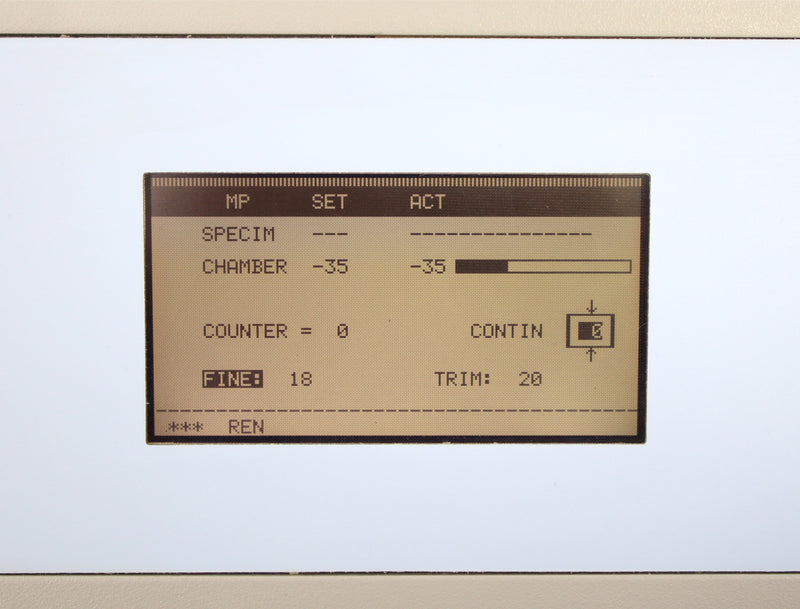 Thermo Scientific Microm HM 550 MP Cryostat Microtome Screen