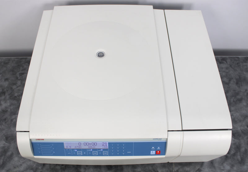 Thermo Scientific Sorvall Legend XTR Refrigerated Benchtop Centrifuge Top View