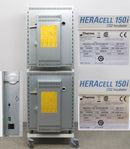 Thermo Scientific HERAcell 150i GP Stacked CO2 Incubators Back Panel, Labels with Serial Numbers and Manufacture Dates, Logos, Ports
