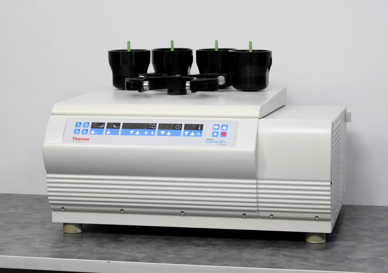 Thermo Sorvall Legend RT+ Refrigerated Benchtop Centrifuge 75004377 and Rotor