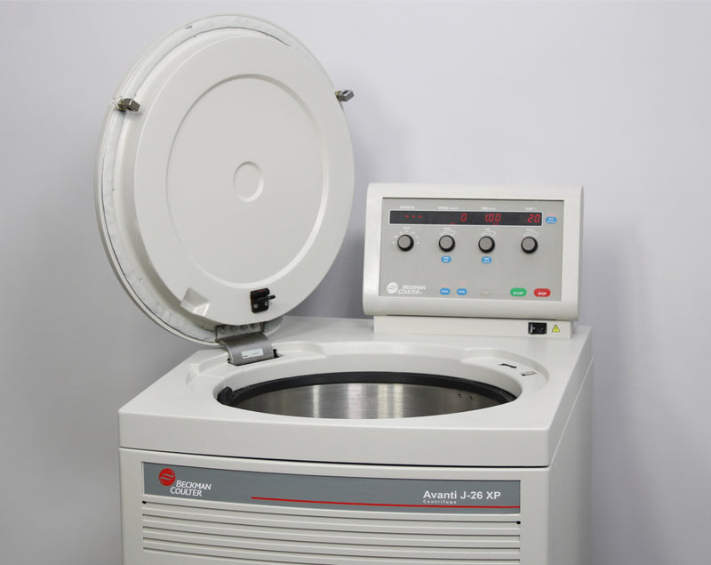 Beckman Coulter Avanti J-26 XP Refrigerated High-Speed Floor Centrifuge Lid Open