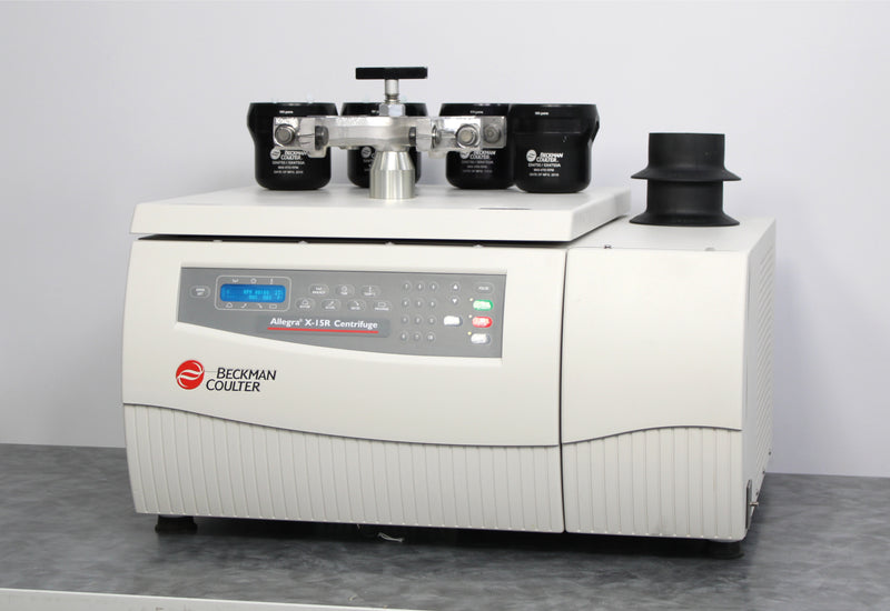 Beckman Coulter Allegra X-15R Refrigerated Benchtop Centrifuge 392932 and Rotor