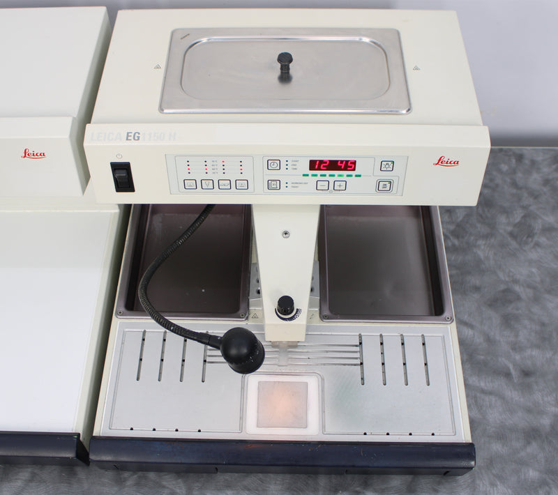 Leica EG1150H Tissue Embedding Center 038837689 w/ EG1150C3 Cold Plate 038838038