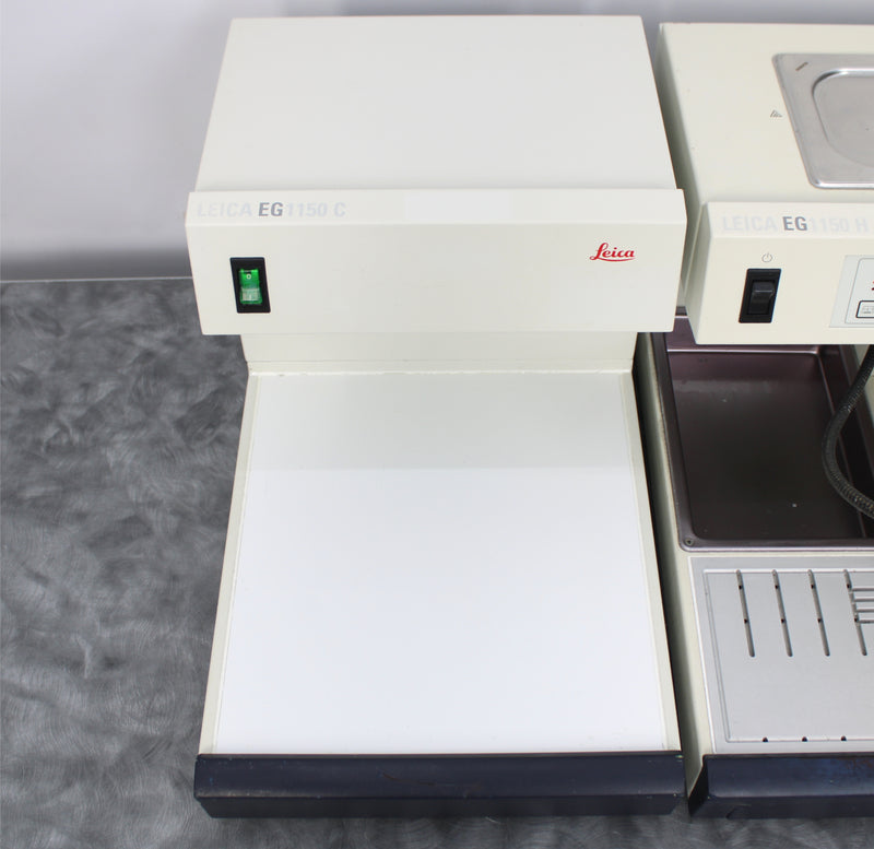 Leica EG1150H Tissue Embedding Center 038837689 w/ EG1150C3 Cold Plate 038838038