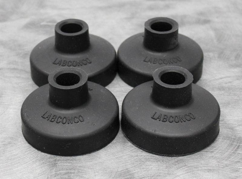 x4 Labconco 75442 Silicone Rubber Freeze Dryer Flask Tops