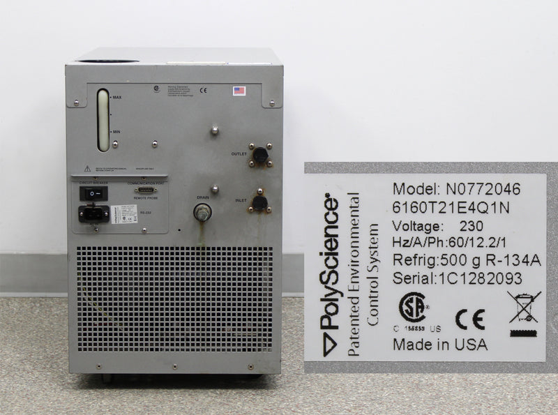 PolyScience WhisperCool N0772046 6160 Refrigerated Chiller 208-230V 60Hz 12.2A