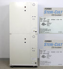 Thermo Scientific 3307 Forma Steri-Cult Stainless Steel Stacked CO2 Incubators Back Panel, Labels with Serial Numbers, Logos