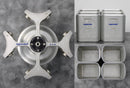 Eppendorf A-4-44 Swing Bucket Rotor EP5804709004, x4 Eppendorf Buckets 100mL