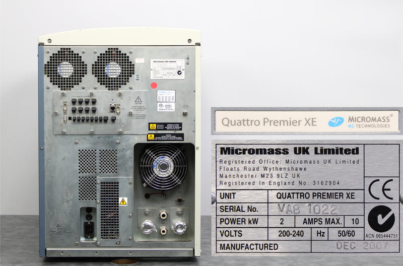 Waters Micromass Quattro Premier XE Analytical LC/MS/MS