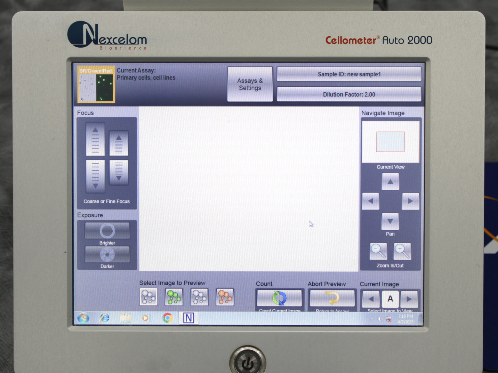 Cellometer Visual Nexcelom Bioscience Cellometer Auto2000 Cell Profiler Auto CellCounter
