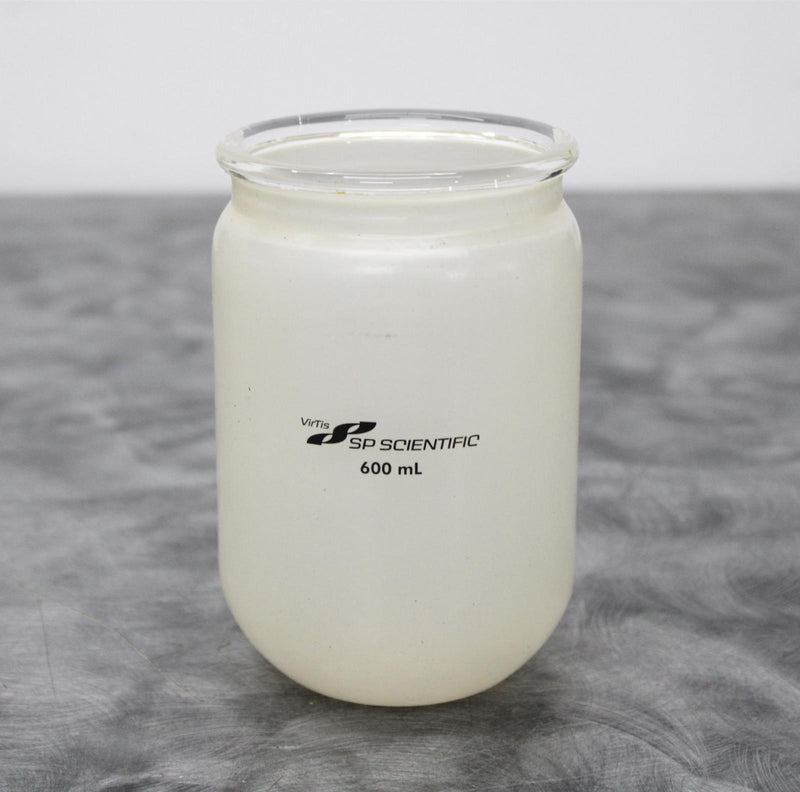 SP Scientific VirTis 600mL Extra Wide Coated Freeze Drying Flask and Cover