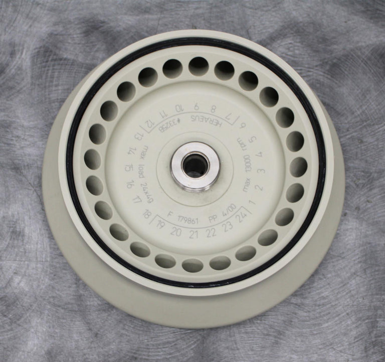 Heraeus 3325B Centrifuge Fixed Angle Rotor 24 x 1.5/2mL 13K RPM for Pico/Fresco