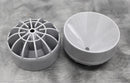 x2 Thermo Scientific Grey Conical Bottle Adapters for TX-750 Rotor Swing Buckets