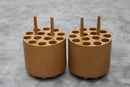 x2 Thermo Scientific 75003639 TX-750 Rotor Centrifuge Adapters 14 x 15mL