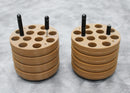 Lot of 2 Thermo Scientific 12x14mL Centrifuge Rotor Bucket Adapters 75003718
