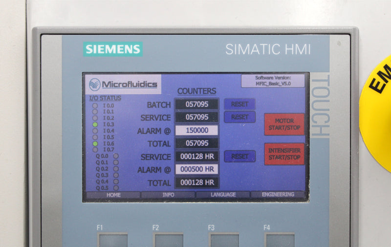 Microfluidics LM20 Electric Microfluidizer Processor High Shear Homogenizer