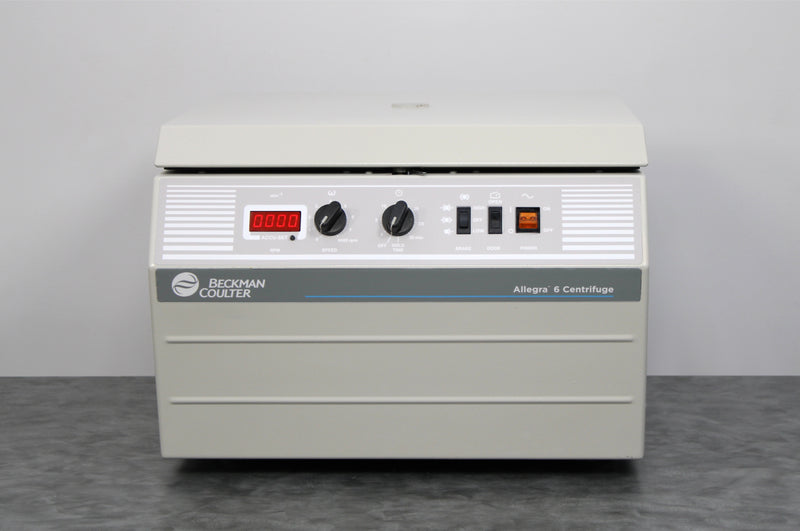 Beckman Coulter Allegra 6 Benchtop Centrifuge 366802 with GH-3.8 Swing Rotor