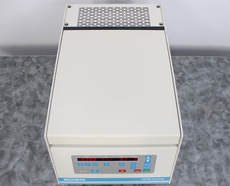 Beckman GS-15R Refrigerated Benchtop Centrifuge 365702 with F0850 Rotor