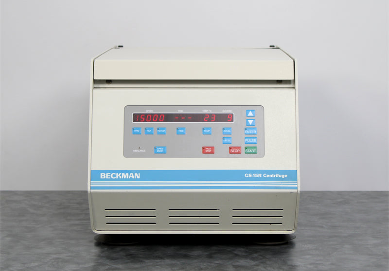 Beckman GS-15R Refrigerated Benchtop Centrifuge 365702 with F0850 Rotor