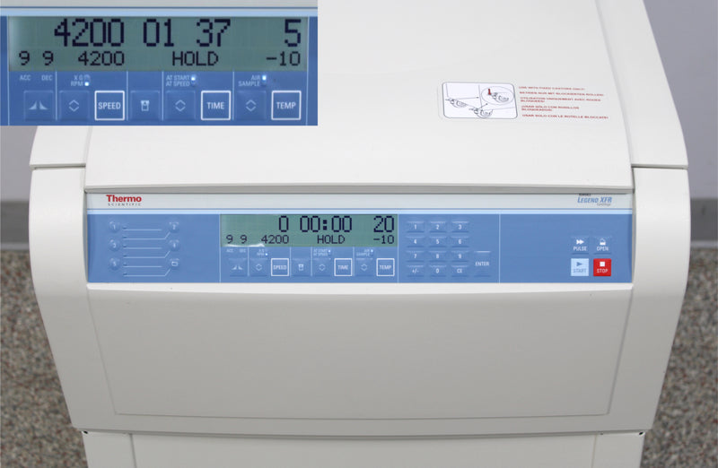 Thermo Scientific Sorvall Legend XFR Refrigerated Floor Centrifuge and Rotor